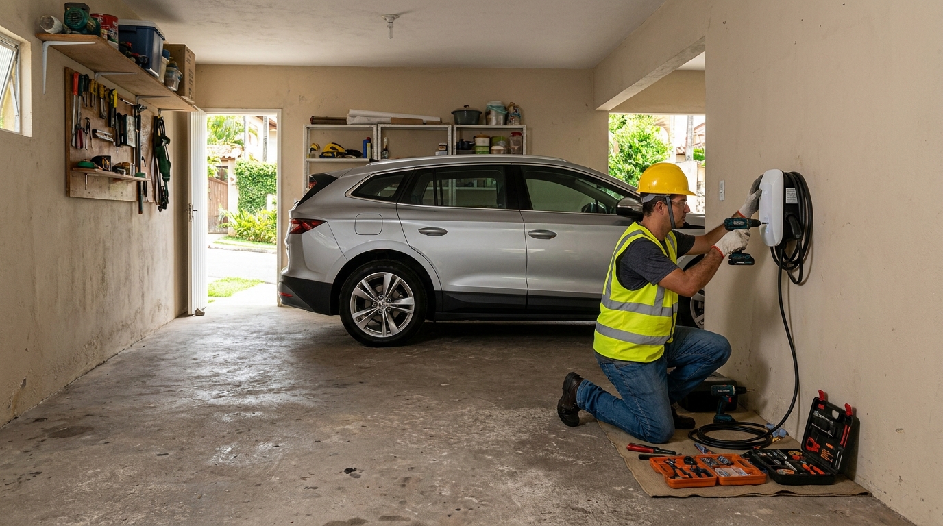 Instalação em garagem ou condomínio em Serra‑ES
