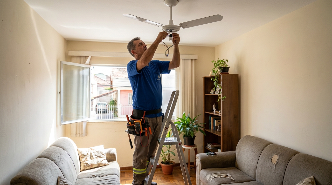 Montagem de Ventilador em Serra‑ES